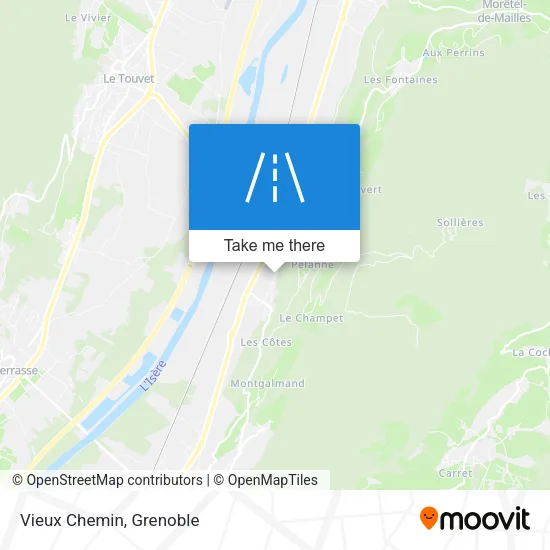 Vieux Chemin map