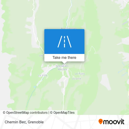 Chemin Bec map
