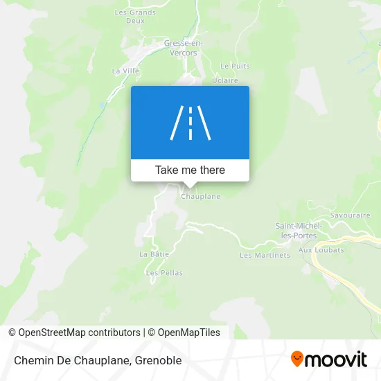 Chemin De Chauplane map