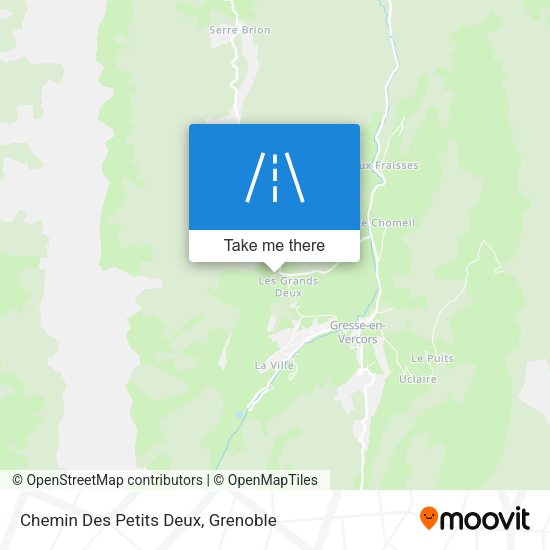 Chemin Des Petits Deux map