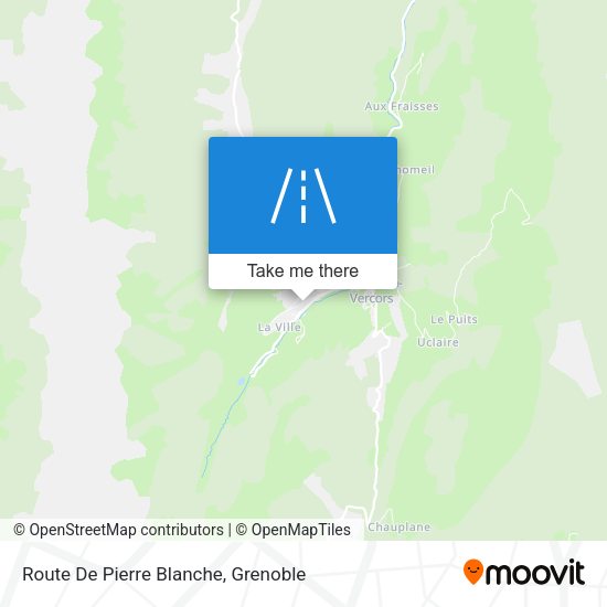 Route De Pierre Blanche map