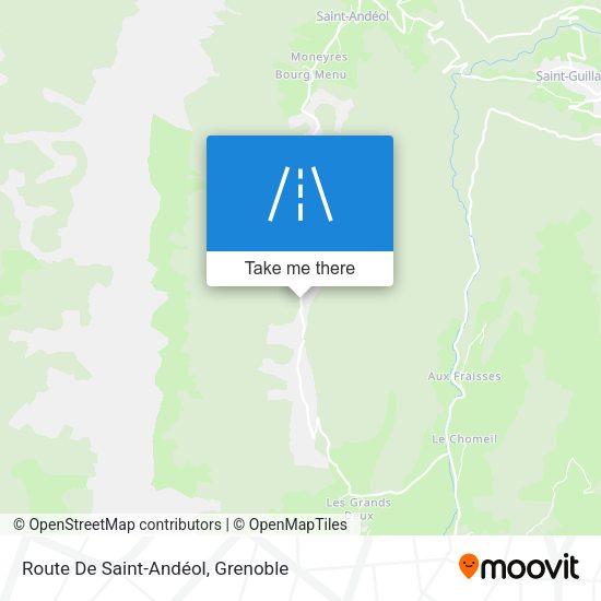 Route De Saint-Andéol map