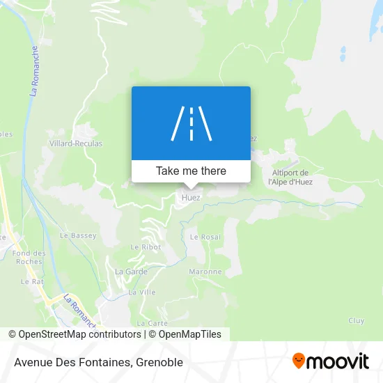Avenue Des Fontaines map