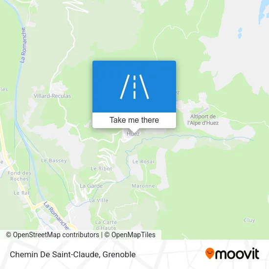 Chemin De Saint-Claude map