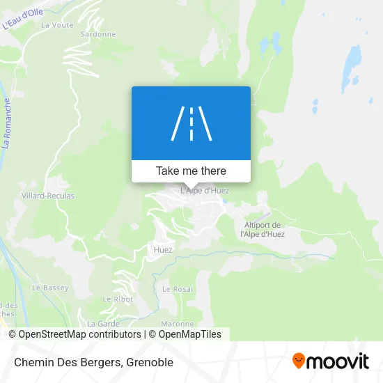 Chemin Des Bergers map