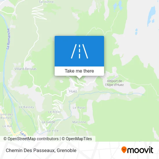 Chemin Des Passeaux map