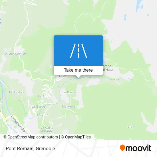 Pont Romain map