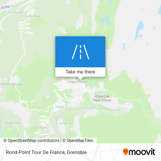 Rond-Point Tour De France map