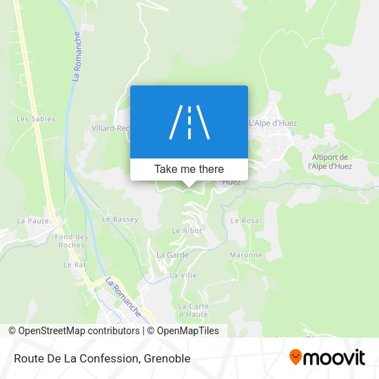 Route De La Confession map