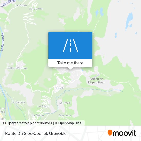 Route Du Siou-Coullet map