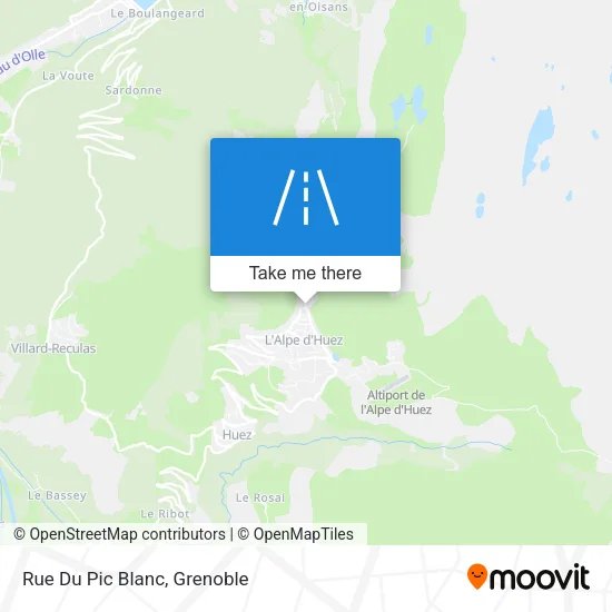 Rue Du Pic Blanc map