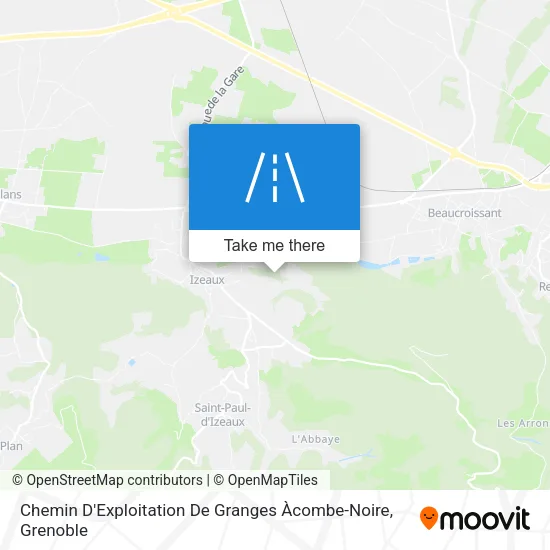 Chemin D'Exploitation De Granges Àcombe-Noire map