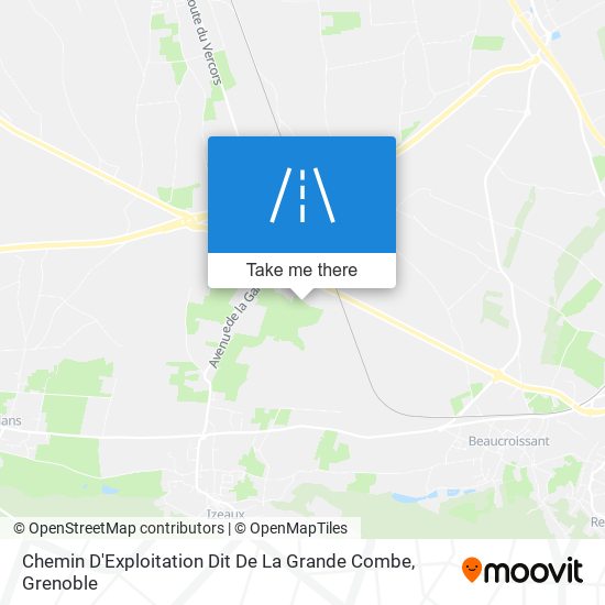 Chemin D'Exploitation Dit De La Grande Combe map