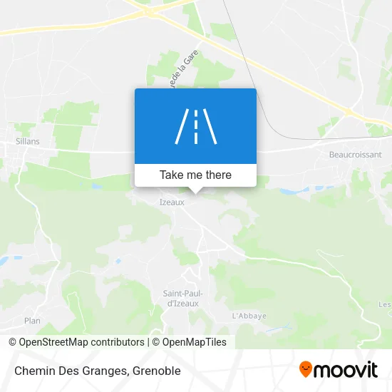 Chemin Des Granges map