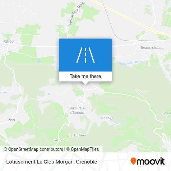 Lotissement Le Clos Morgan map