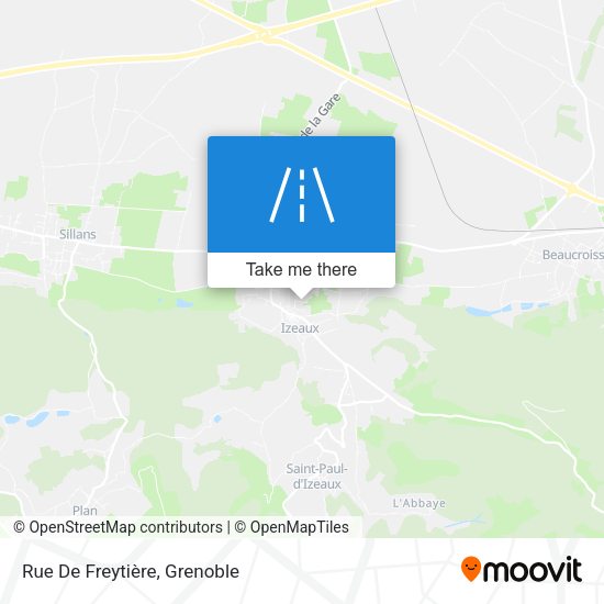 Rue De Freytière map