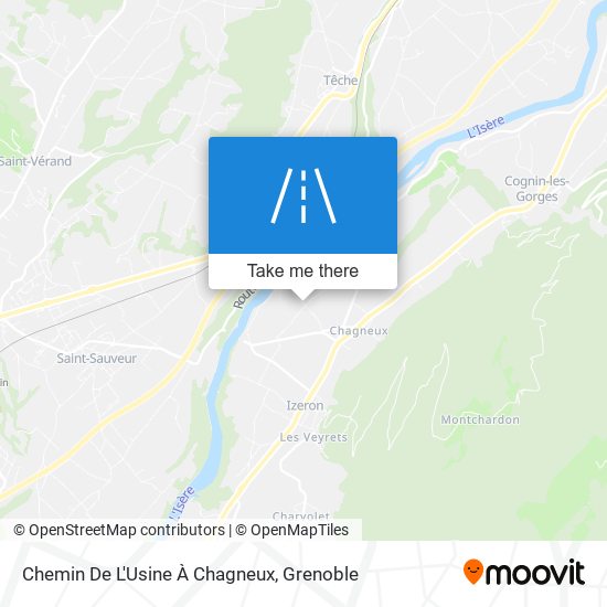 Chemin De L'Usine À Chagneux map