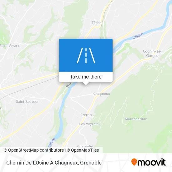 Chemin De L'Usine À Chagneux map
