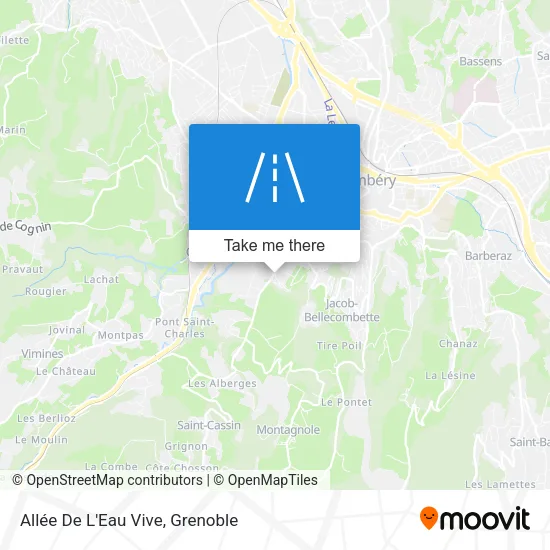 Allée De L'Eau Vive map
