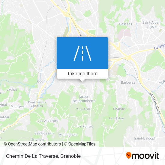 Chemin De La Traverse map