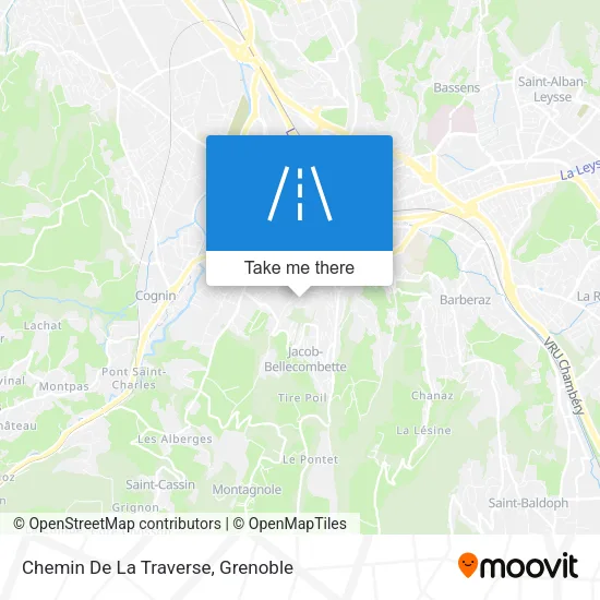 Chemin De La Traverse map