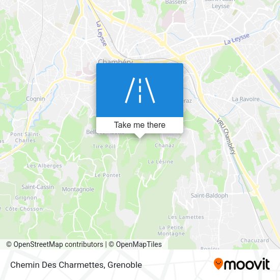 Chemin Des Charmettes map