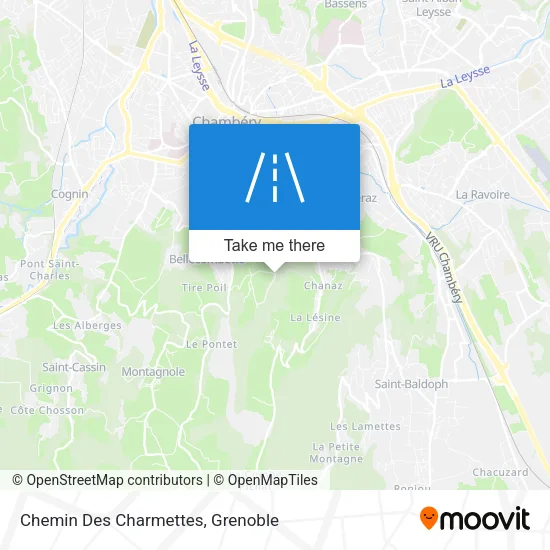 Chemin Des Charmettes map