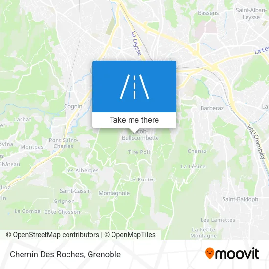 Chemin Des Roches map