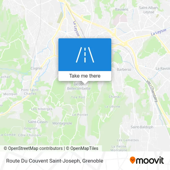 Route Du Couvent Saint-Joseph map