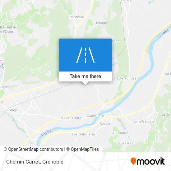 Chemin Carret map