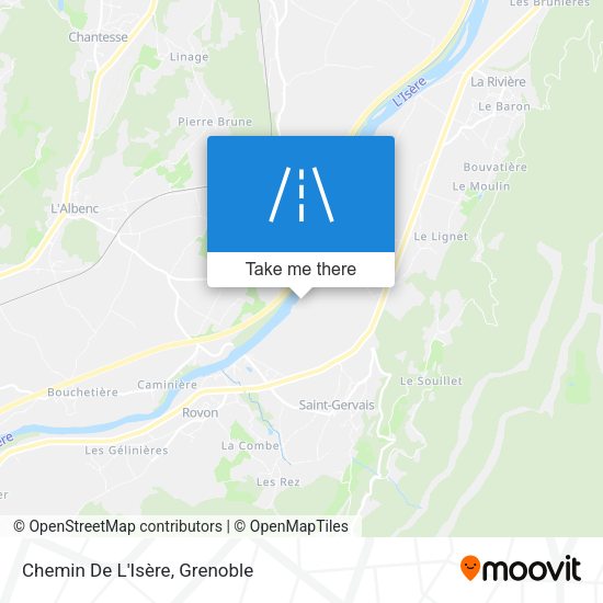 Chemin De L'Isère map