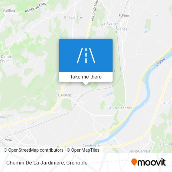 Chemin De La Jardinière map