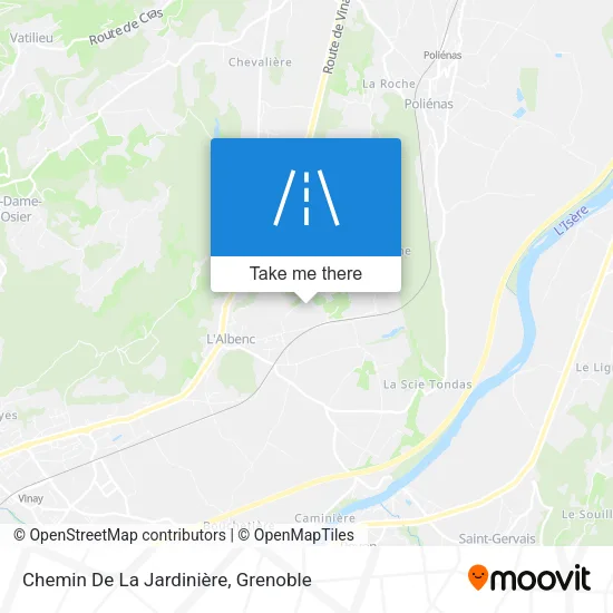 Chemin De La Jardinière map