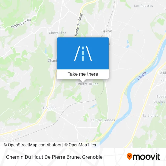 Chemin Du Haut De Pierre Brune map