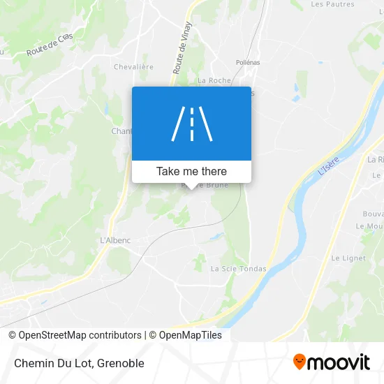 Chemin Du Lot map