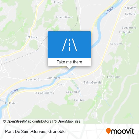 Pont De Saint-Gervais map