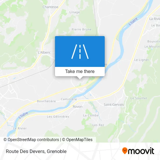 Route Des Devers map