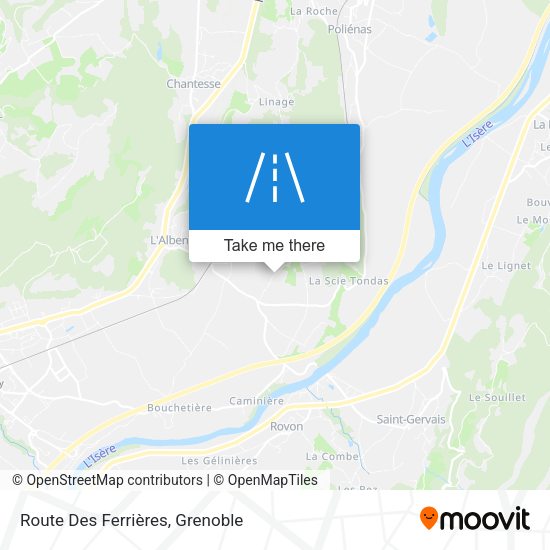 Route Des Ferrières map