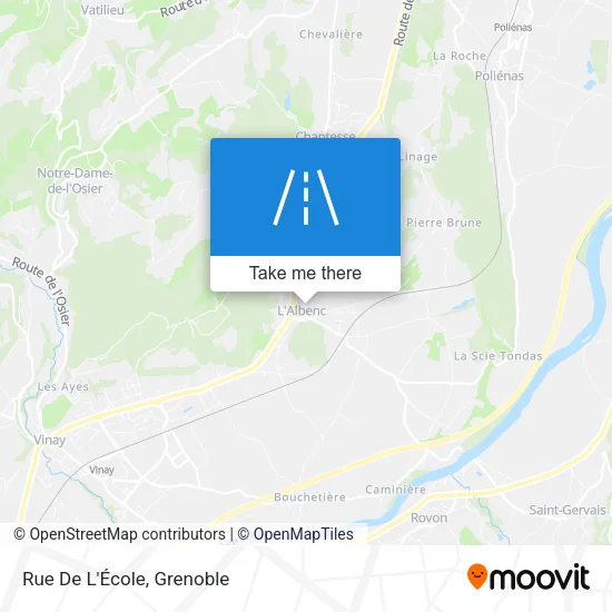 Rue De L'École map