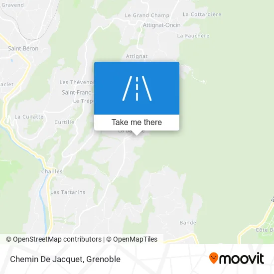Chemin De Jacquet map