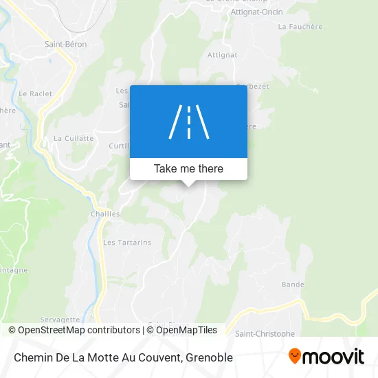 Chemin De La Motte Au Couvent map