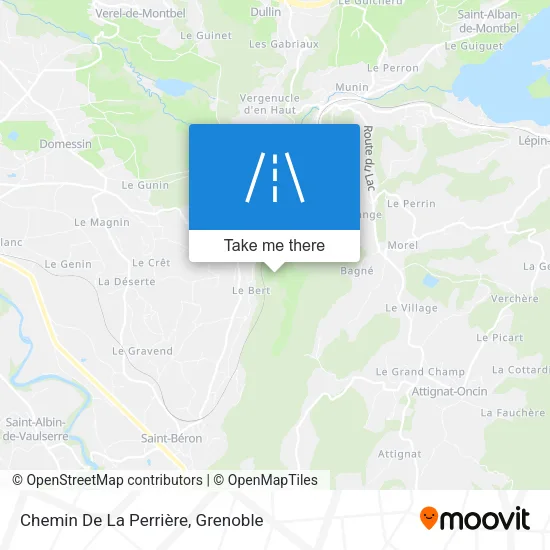 Chemin De La Perrière map