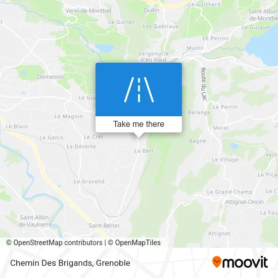 Chemin Des Brigands map