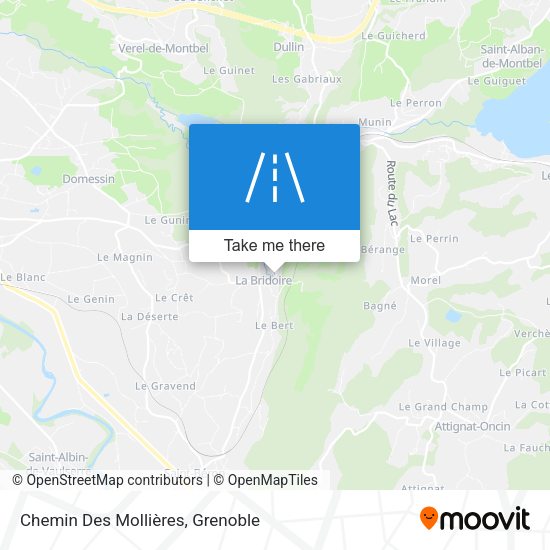 Chemin Des Mollières map