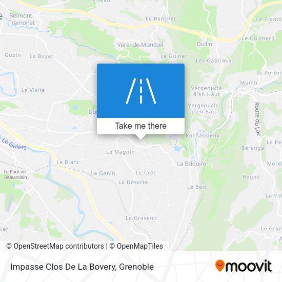 Impasse Clos De La Bovery map