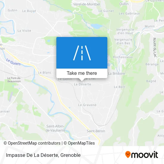 Impasse De La Déserte map