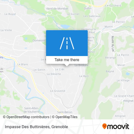 Impasse Des Buttinières map