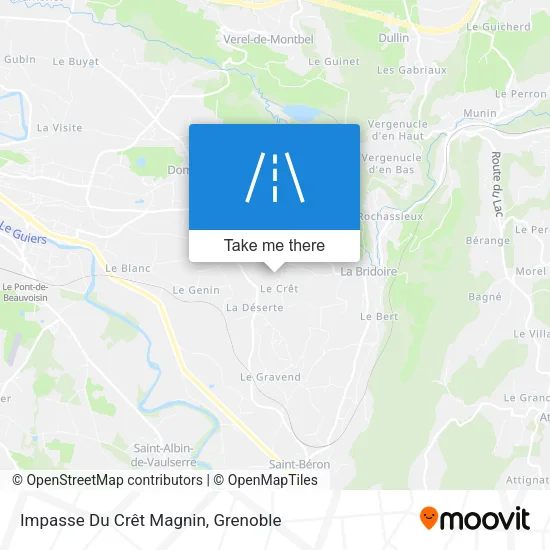 Impasse Du Crêt Magnin map