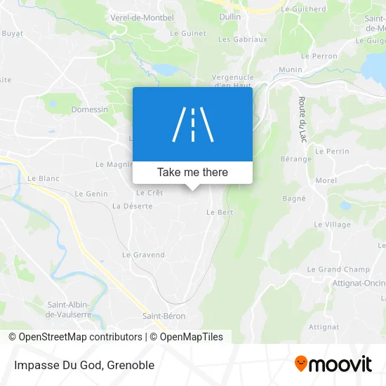 Impasse Du God map