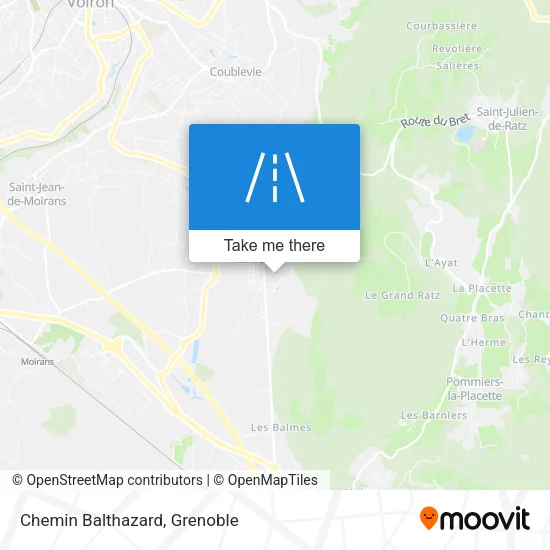 Chemin Balthazard map